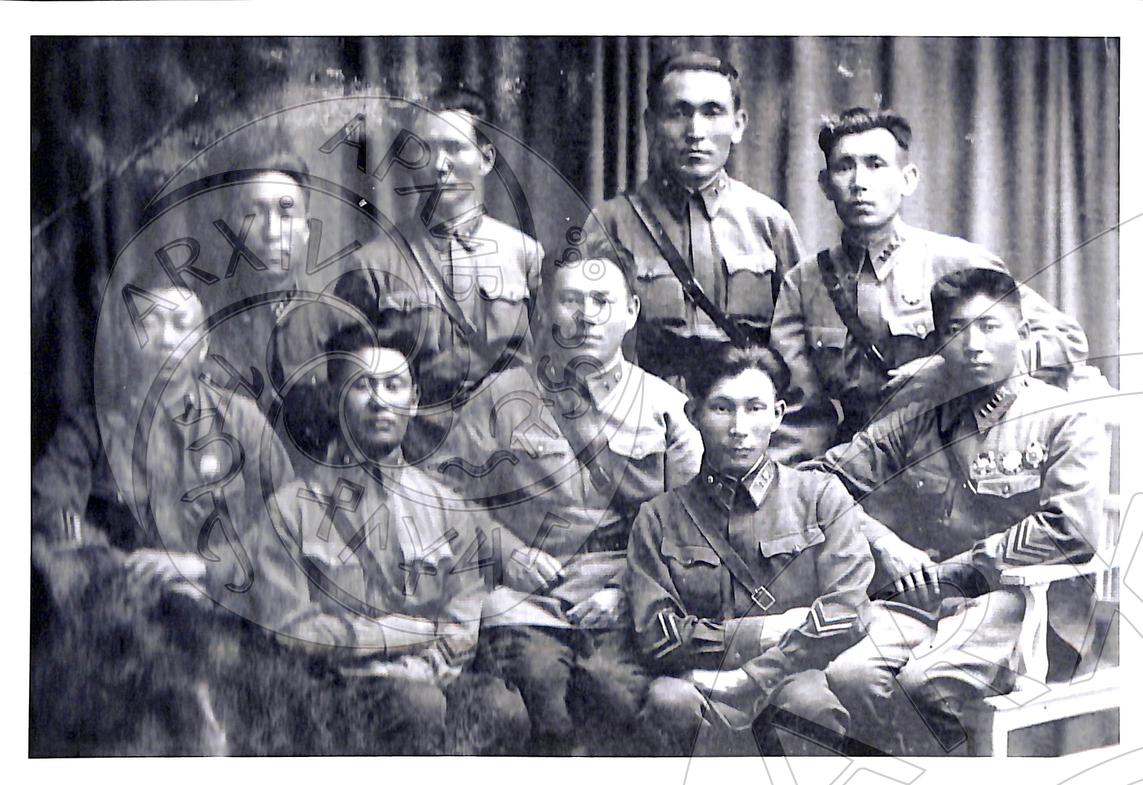 Фото монгольской группы Академии им. Фрунзе 1941